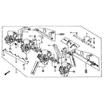 CARBURETOR ASSY. 81-82