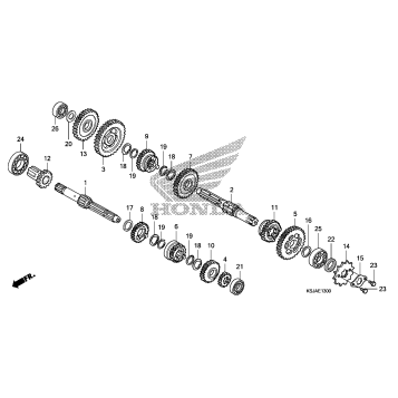 TRANSMISSION (CRF80F)
