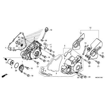 LEFT CRANKCASE COVER