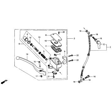 FRONT BRAKE MASTER CYLINDER