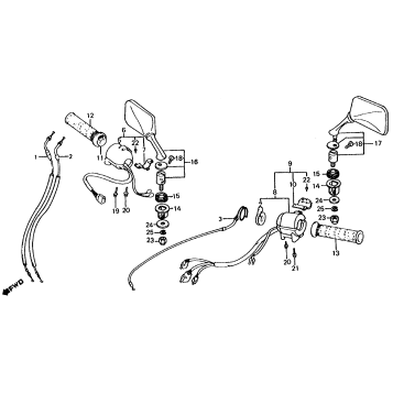 SWITCHES + CABLES + MIRRORS