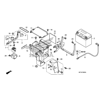 BATTERY (VT750C2F/C2B)