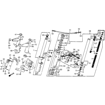 GL1100/IFRONT SHOCK ABSORBER