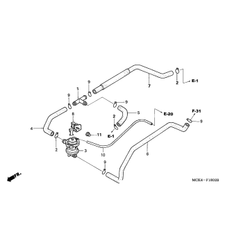 AIR INJECTION CONTROL + VALVE