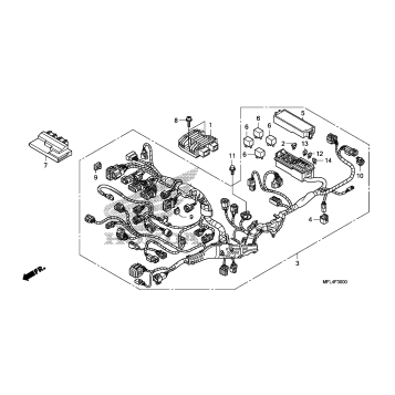 WIRE HARNESS (CBR1000RR)