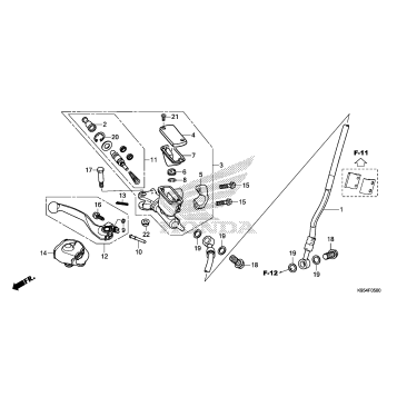 FRONT BRAKE MASTER       CYLINDER