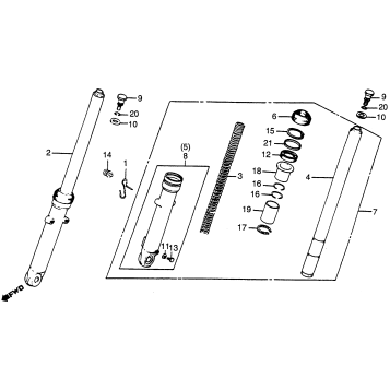 FRONT SHOCK ABSORBER 79-82