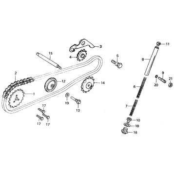 CAM CHAIN + TENSIONER