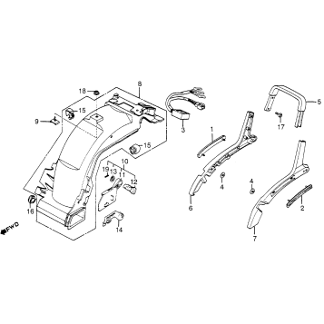 GRAB RAIL + REAR FENDER