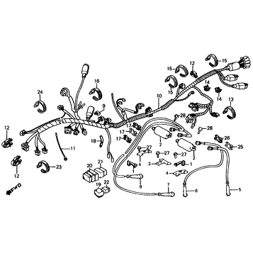 WIRE HARNESS + IGNITION COIL