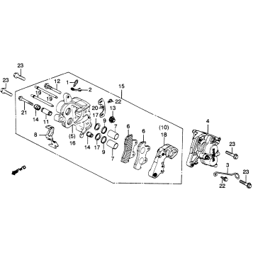FRONT BRAKE CALIPER 82
