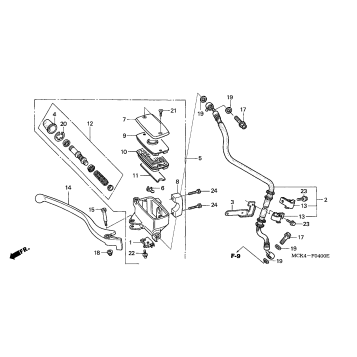 FRONT BRAKE MASTER CYLINDER
