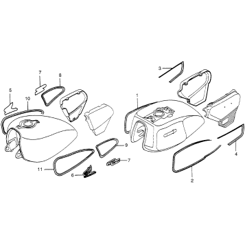 500C/D EMBLEMS + STRIPES 79