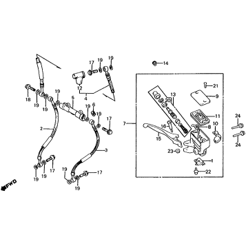 FRONT BRAKE MASTER CYLINDER