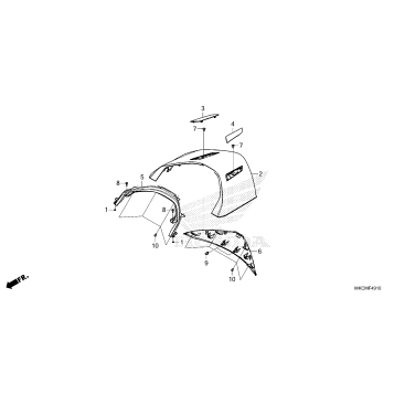 REAR CENTER TOP COVER