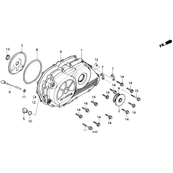 RIGHT CRANKCASE COVER