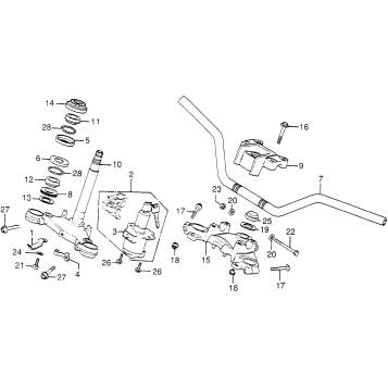 HANDLEBAR + TOP BRIDGE
