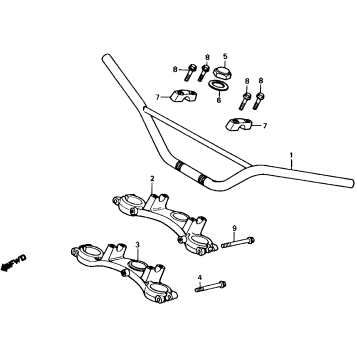 HANDLEBAR + TOP BRIDGE