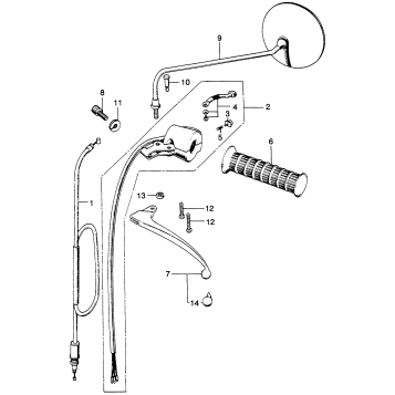 LEFT HANDLE SWITCH + CABLE II