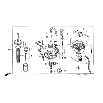 CARBURETOR ('03-'04)