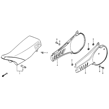 SEAT + SIDE COVER 83