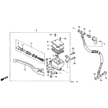FRONT BRAKE MASTER CYLINDER