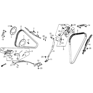 CAM CHAIN + TENSIONER