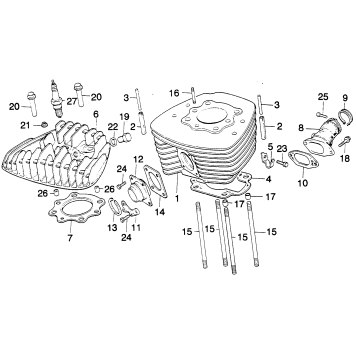 CYLINDER + CYLINDER HEAD