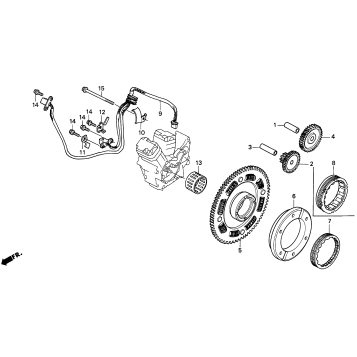 STARTING DRIVEN GEAR