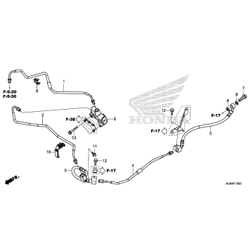 PROPORTIONING CONTROL VALVE + REAR BRAKE HOSE
