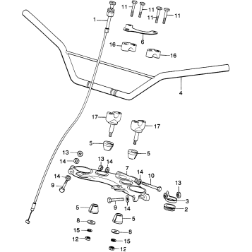 HANDLEBAR + TOP BRIDGE