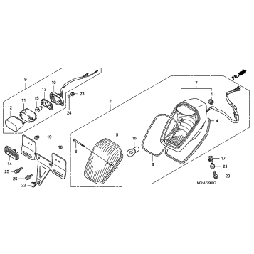 TAILLIGHT (VTX1800C)