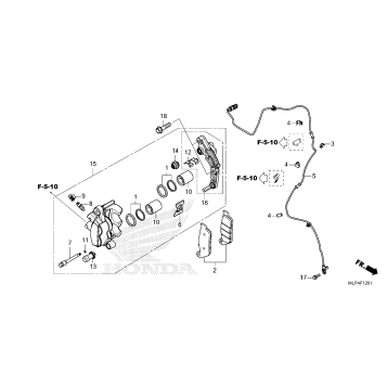 FRONT BRAKE CALIPER      (CL500AS)