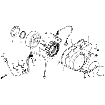 LEFT CRANKCASE COVER