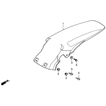 REAR FENDER 91-97