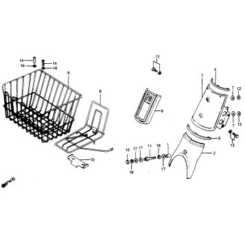 TOP COVER + FRONT CARRIER