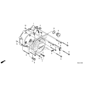 LEFT CRANKCASE COVER