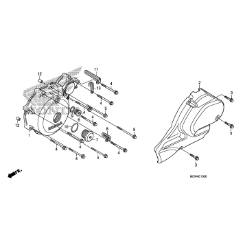LEFT CRANKCASE COVER