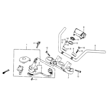 HANDLEBAR + TOP BRIDGE