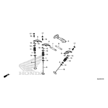 CAMSHAFT VALVE (RR.)