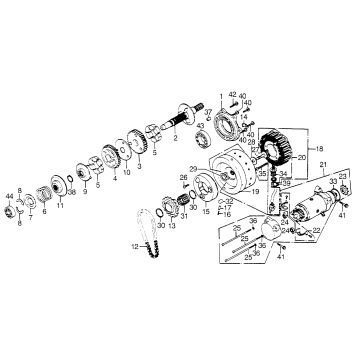 ALTERNATOR + STARTER MOTOR