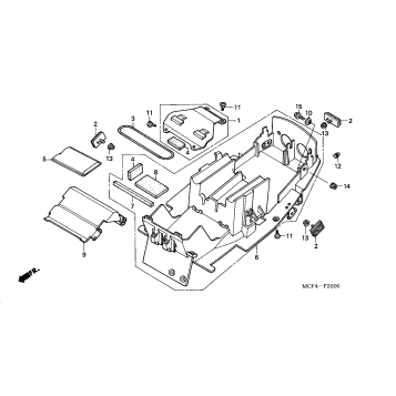REAR FENDER ('00-'01)