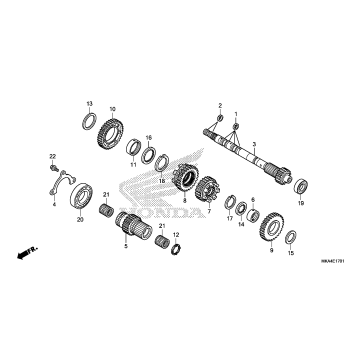 TRANSMISSION (MAINSHAFT)