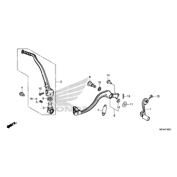PEDAL@KICK STARTER ARM