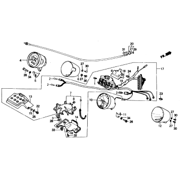 SPEEDOMETER + TACHOMETER