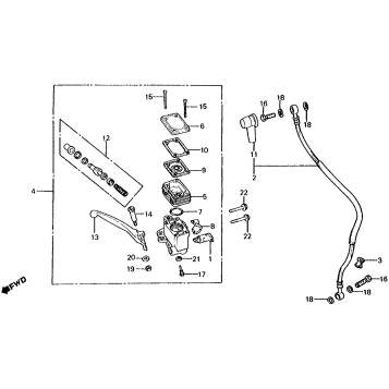 FR. BRAKE MASTER CYL. 80