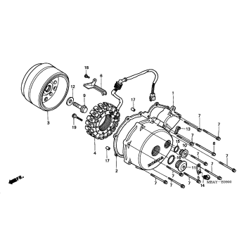 LEFT CRANKCASE COVER