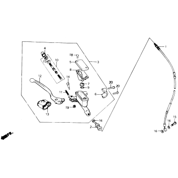 FRONT BRAKE MASTER CYLINDER