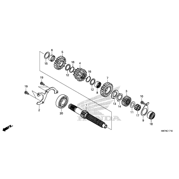TRANSMISSION (MAINSHAFT)