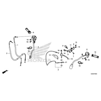 HANDLE LEVER@SWITCH@CABLE